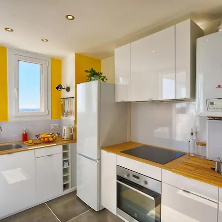 Smile Home-nid Panoramique Vue Wow ! Spadeco - Loungezen - Terrasse Ensoleillee - Arrivee Autonome - Netflix - Emplacement Ideal - Lumineux - Renove A Neuf - Wifi Fibre - * מונפלייה